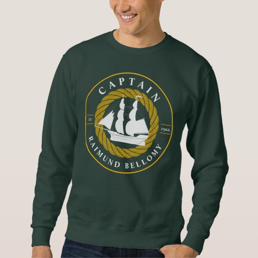 Segelschiff Sweatshirt (Vorderseite)