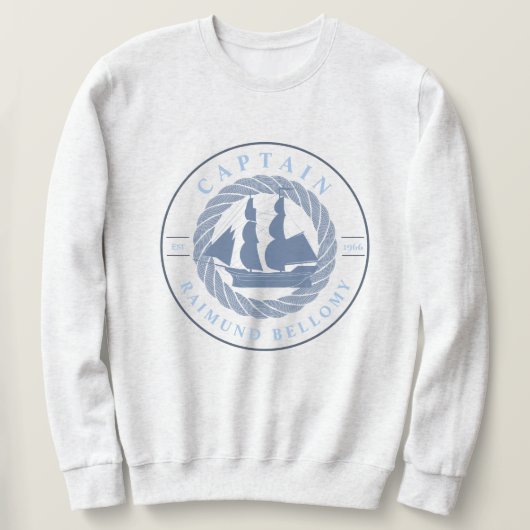 Segelschiff Sweatshirt (Design vorne)