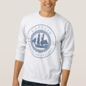 Segelschiff Sweatshirt (Vorderseite)