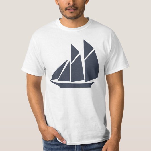 Segelschiff T - Shirt (Vorderseite)