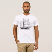 Segelschiff T-Shirt (Vorne ganz)