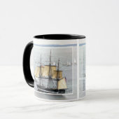 Segelschiff Tasse (Vorderseite Links)