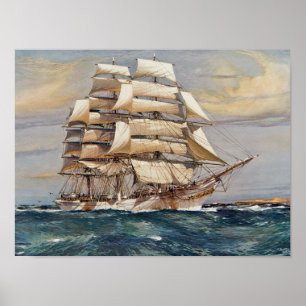Segelschiff Thomas Stephens Poster