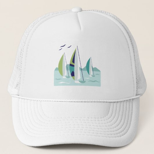 Segelschiff Truckerkappe (Vorderseite)
