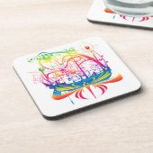 Segelschiff Untersetzer (Linke Seite)