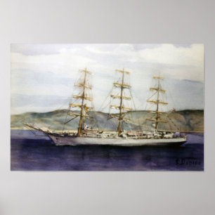 Segelschiff/Veleiro/Sailboat Poster