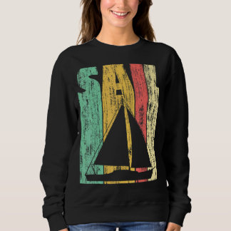 Segelschiff Vintag Segelschiff Schiffskapitän Sweatshirt