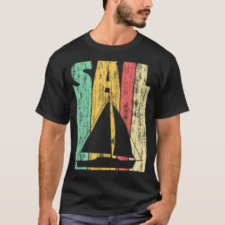Segelschiff Vintag Segelschiff Schiffskapitän T-Shirt