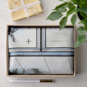 Segelschiff Vintage künstlerische Decoupage Seidenpapier (Geschenk)