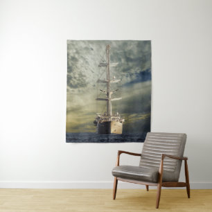 Segelschiff Wandteppich