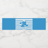 Segelschiff Wasserflaschenetikett (Einzelnes Label)