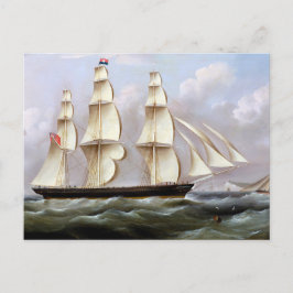 Segelschiff Woolloomooloo 1850 Postkarte