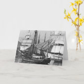 Segelschiffe im Hafen Karte (Gelbe Blume)