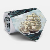 Segelschiffe Krawatte (Gerollt)