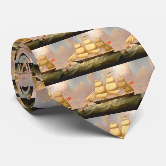 Segelschiffe Krawatte (Gerollt)