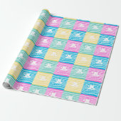Segelschiffe Muster Geschenkpapier (Ungerollt)