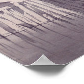 Segelschiffe nähern sich einem Wharf Poster (Ecke)