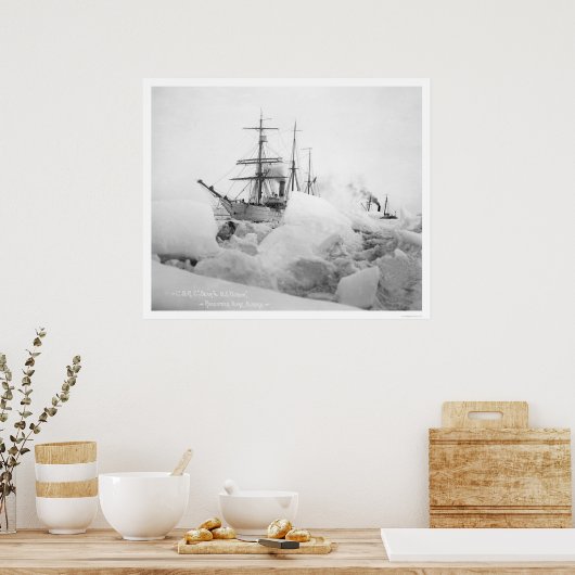 Segelschiffe Nome, Alaska 1904 Poster (Küche)