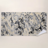 Segelschiffe und Seefahrer Australien Weltkarte Strandtuch (Vorderseite)