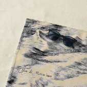 Segelschiffe und Seefahrer Australien Weltkarte Strandtuch (Beispiel)