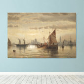 Segelschiffe Vor Venedig Leinwanddruck (Insitu (Holzboden))