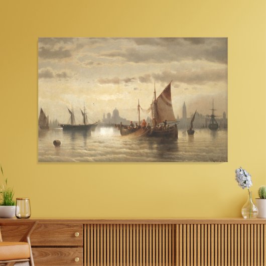 Segelschiffe Vor Venedig Leinwanddruck (Insitu (Wohnzimmer))