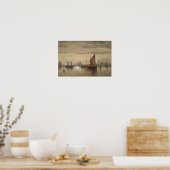 Segelschiffe Vor Venedig Poster (Küche)