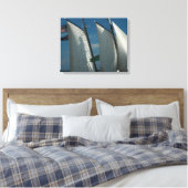 SEGELSCHIFFFAHRZEUG WRAPPED CANVAS LEINWANDDRUCK (Insitu (Schlafzimmer))