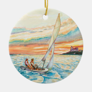 Segelschmuck Keramik Ornament