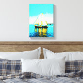 Segelschoner mit Leinwand (Insitu (Schlafzimmer))