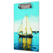 Segelschotterwand Klemmbrett (Links)