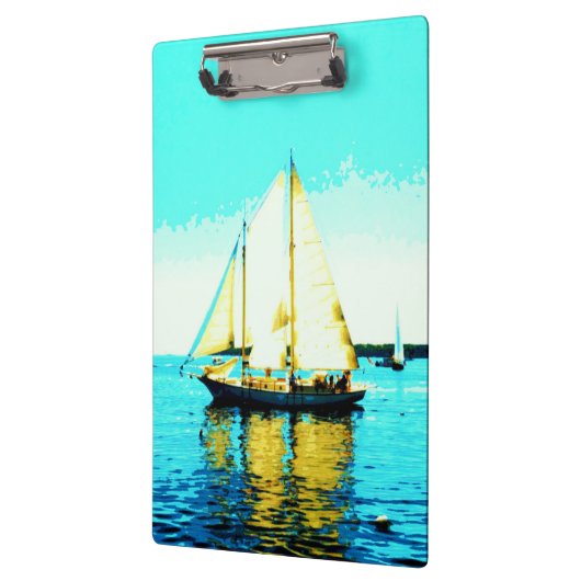 Segelschotterwand Klemmbrett (Links)