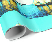 Segelschulen verpacken Papier Geschenkpapier (Rolleneckpunkt)