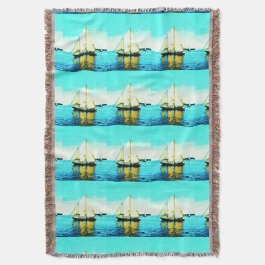 Segelschulen werfen Decken (Vorderseite Vertikal)