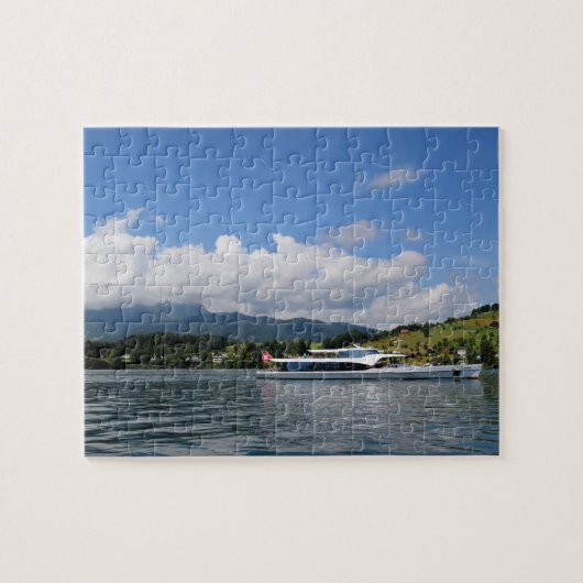 Segelsee Schweiz - 8x10 - 110 Stk. Puzzle (Horizontal)
