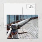 Segelseil Postkarte (Vorne/Hinten)