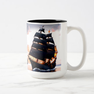 Segelsicherheit Zweifarbige Tasse