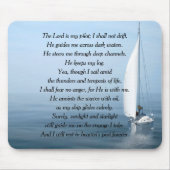 Segelsport-Verse mit Segelboot Mousepad (Vorne)