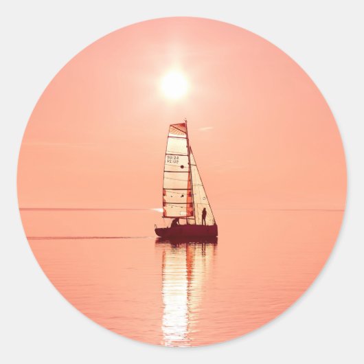Segelsticker Runder Aufkleber (Vorderseite)