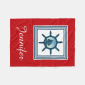 Segelszene Fleecedecke (Vorderseite (Horizontal))