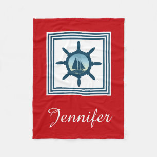 Segelszene Fleecedecke