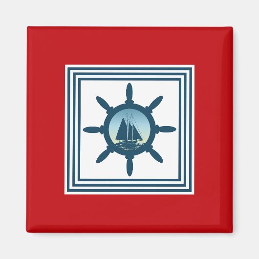 Segelszene Magnet (Vorne)