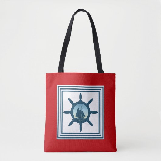 Segelszene Tasche (Vorderseite)