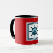 Segelszene Tasse (Vorderseite Links)