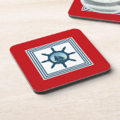 Segelszene Untersetzer (Linke Seite)