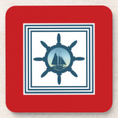 Segelszene Untersetzer (Vorderseite)