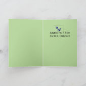 Segelt eher mit dem Weihnachtsmann Feiertagskarte (Innenseite)