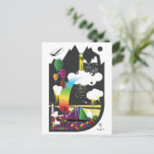 Segelt um meine Träume Postkarte (Stehend Vorderseite)