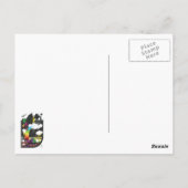 Segelt um meine Träume Postkarte (Rückseite)