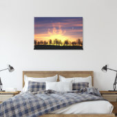 Segelte die Night Sky Canvas Print Leinwanddruck (Insitu (Schlafzimmer))